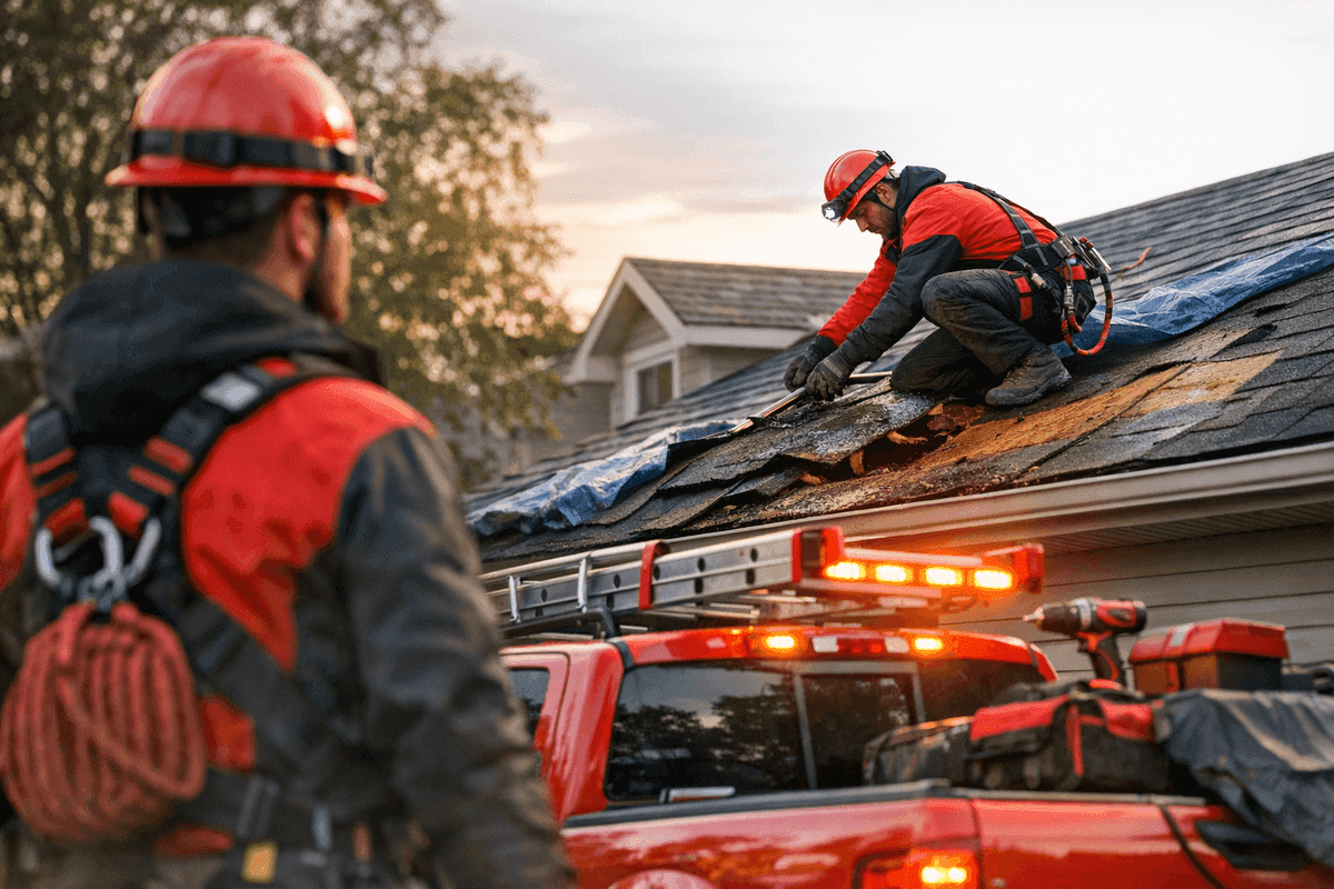 Emergency Services service by San Antonio Roofing