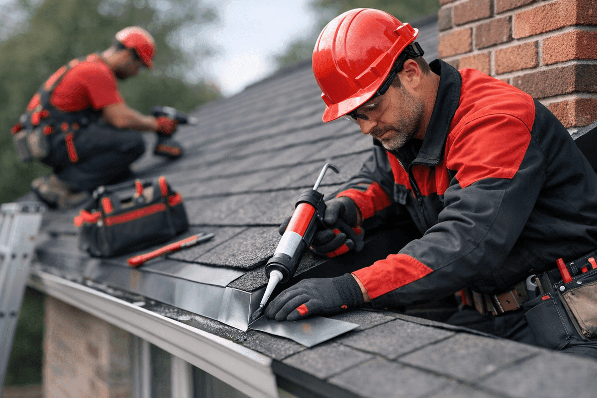 Roof Flashing Repair service by San Antonio Roofing