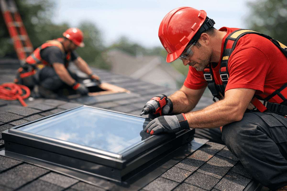 Skylight Installation service by San Antonio Roofing