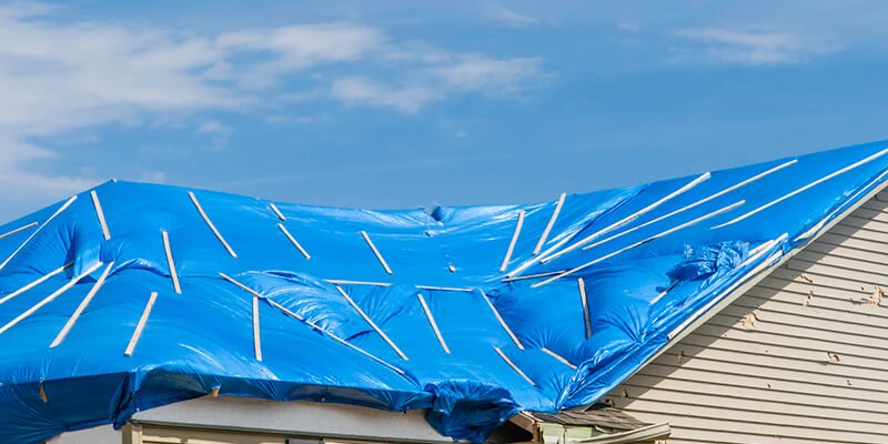 Emergency Roof Tarp - Superior Roofing